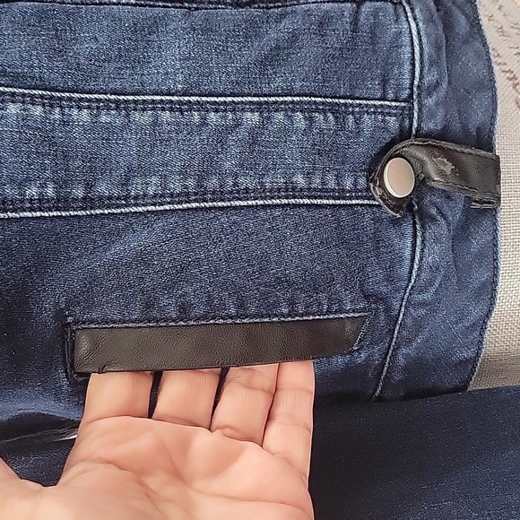 Bebe Patch Jean Jacket with Side Pockets, Size: M - Picture 2 of 12